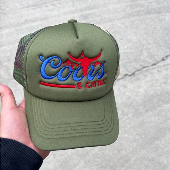 Coors and Cattle Trucker Hat - Picture 1 of 1